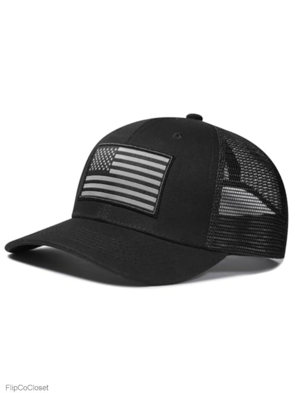 American Flag Trucker Hat Patriotic Baseball Cap Adjustable Snapback